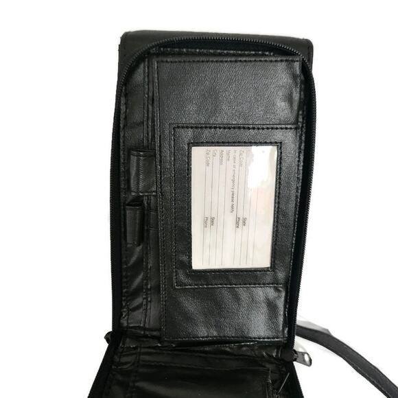Kolta Women's Black Multi Compartment Mini Crossbody Bag - Picture 6 of 9